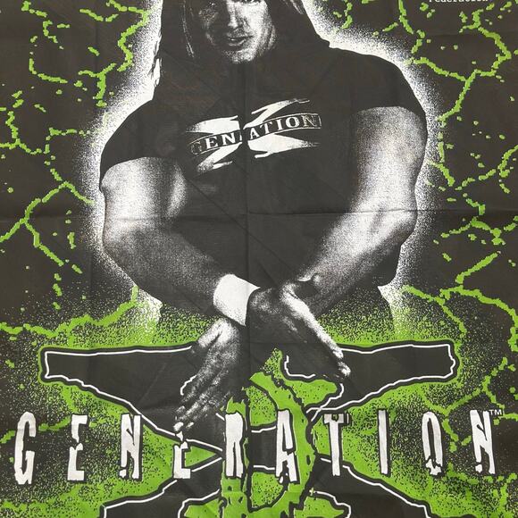 Vintage WWF Triple H 1998 D-Generation X Banner - Picture 2 of 7